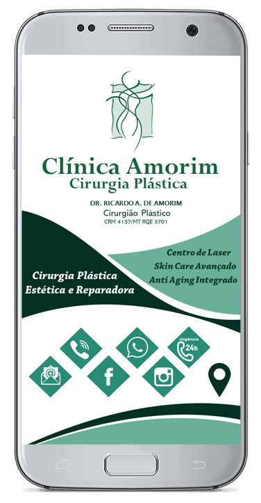 Cartão de Visita Virtual - Clínica Amorim